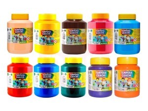 Tinta Guache 500ml - CORES