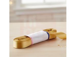 Fita de Cetim 10mm Ouro